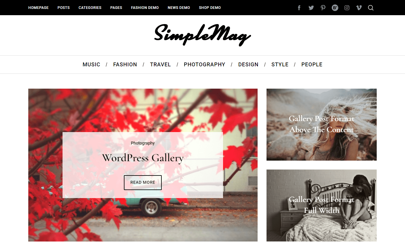 Simplemag Magazine Theme image